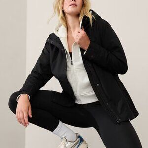 Athleta RainOut Sutro Trench NWOT Size Large